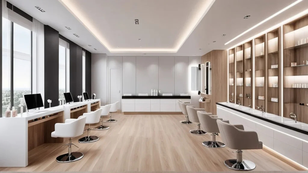 Acrylic Nails Illinois – Sleek Modern Nail Studio Modern Illinois nail salon specializing in acrylic nails with minimalist design